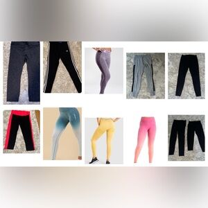 Bundle of 10 Women’s Leggings & Joggers – Size M🩷🧡